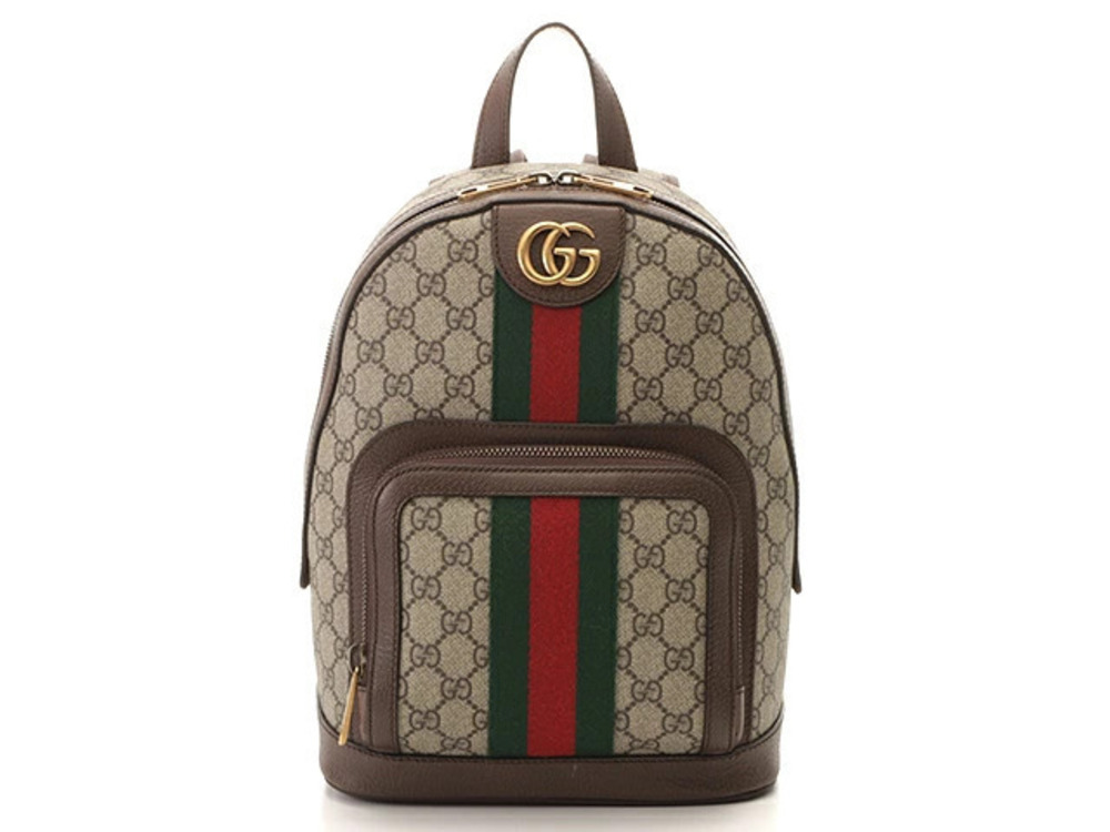 Gucci Backpack Rucksack Daybag Ophidia GG Beige Cream